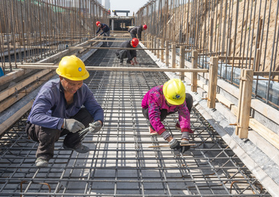 市区大禹街道路工程有序推进